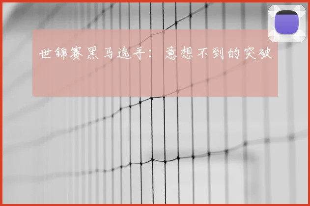 世锦赛黑马选手：意想不到的突破